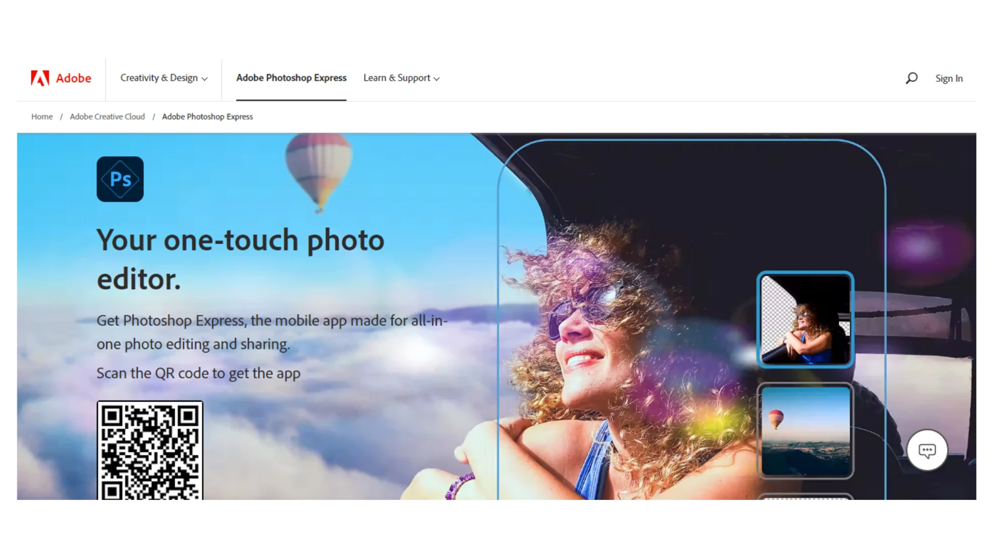 Image by Adobe Photoshop Express Editor